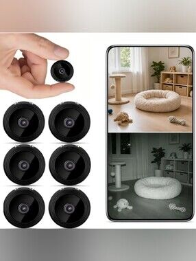 Mini Wifi Security Cameras - Pack of 6
